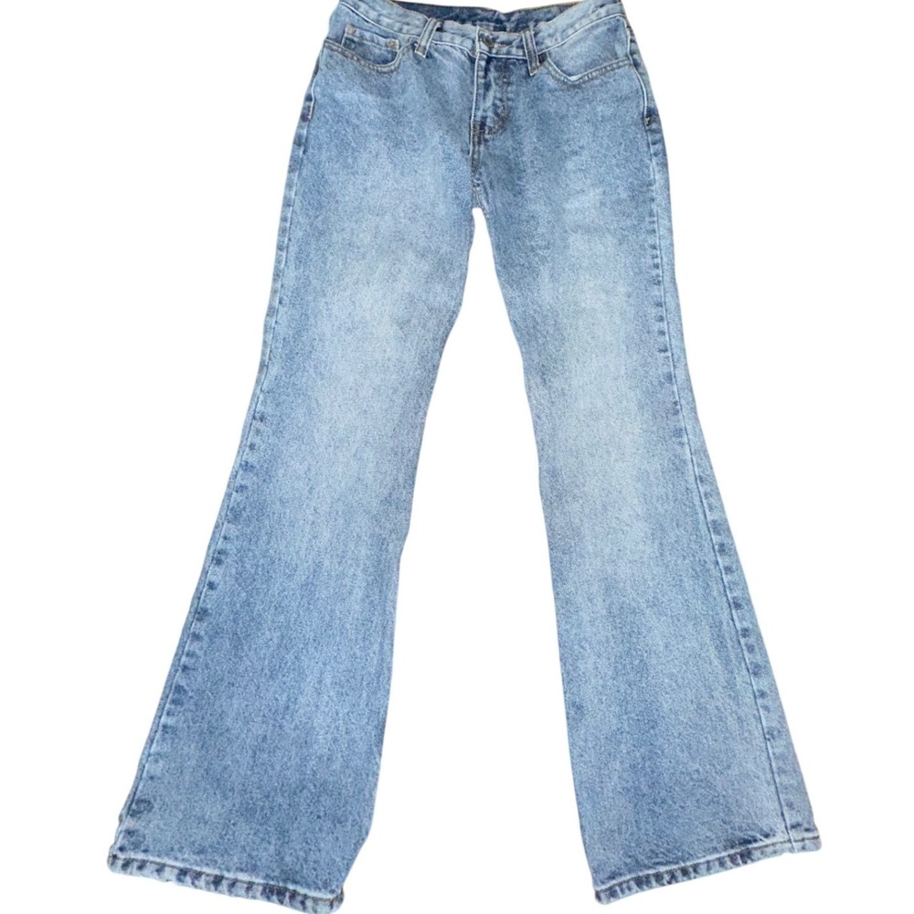 J. Galt Brandy Melville Light Wash Flare Leg Jeansโ Size S RR168 Y2090LW Blue